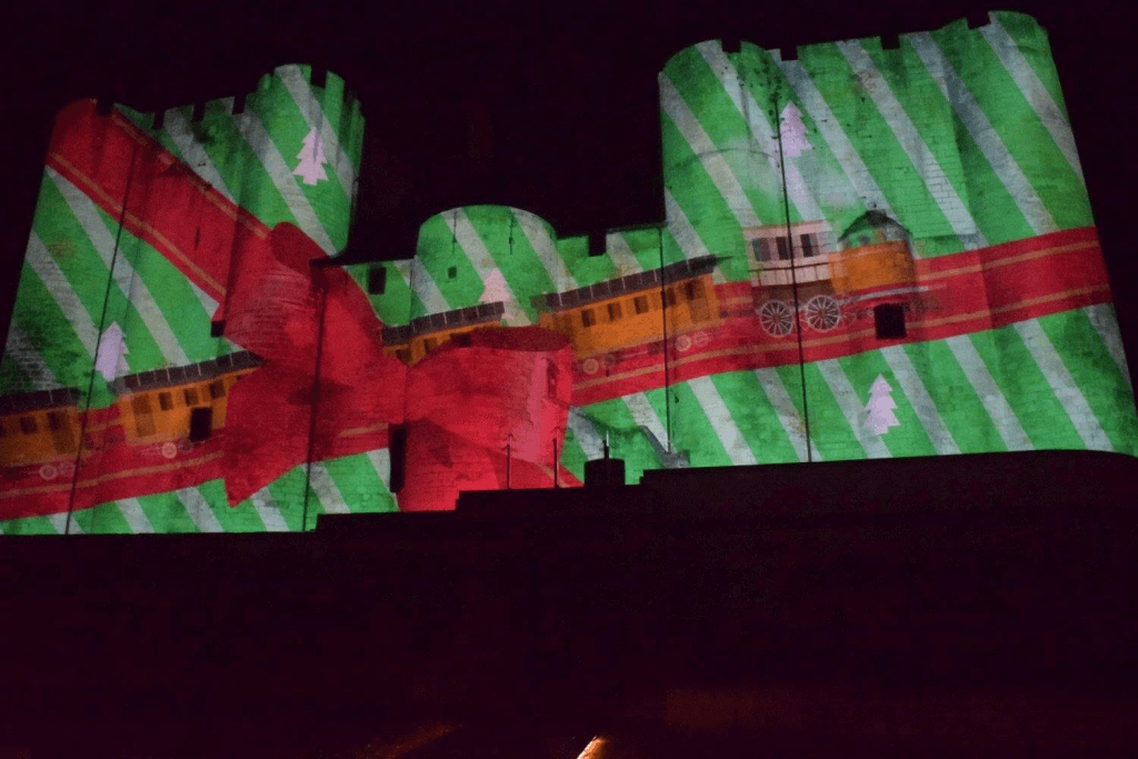 Mapping vidéo - Niort - FANTAISIES DE NOEL