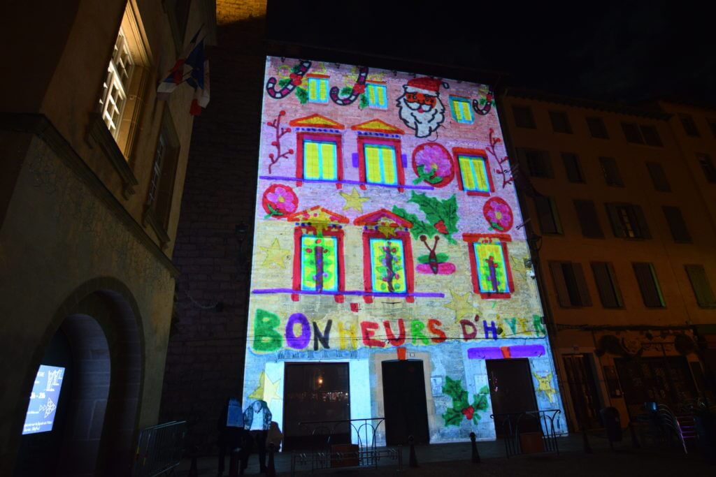 Dessins d'enfants - Mapping vidéo - Millau