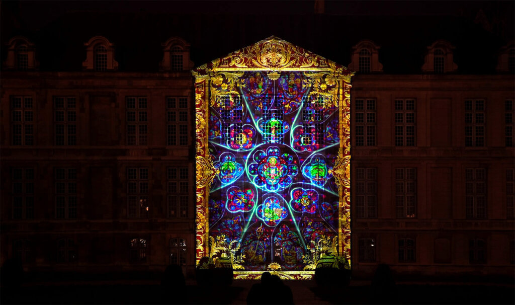 Parcours de lumière - Reims - Palais du Tau